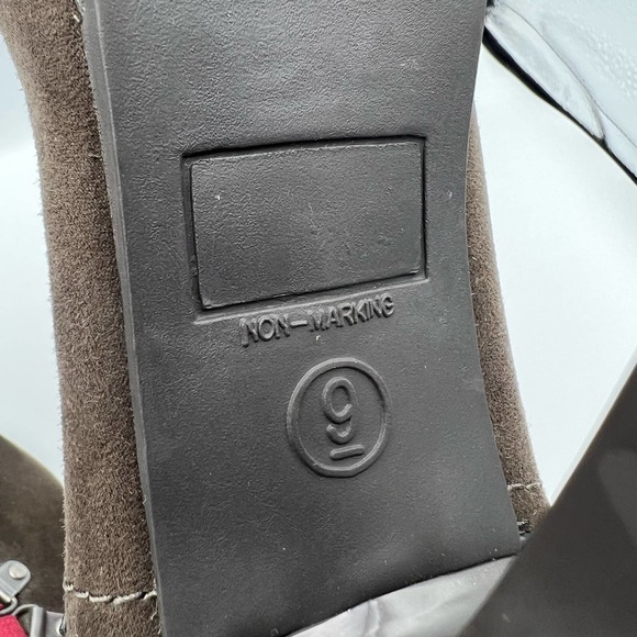 Target Xhilaration Stiletto Platform Boots size 9 Brown Red Utility Streetwear - Picture 8 of 12